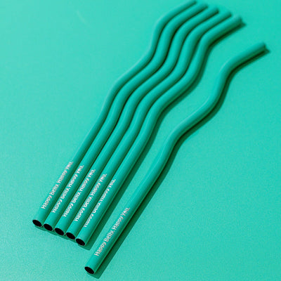 6x Signature Wave Straws